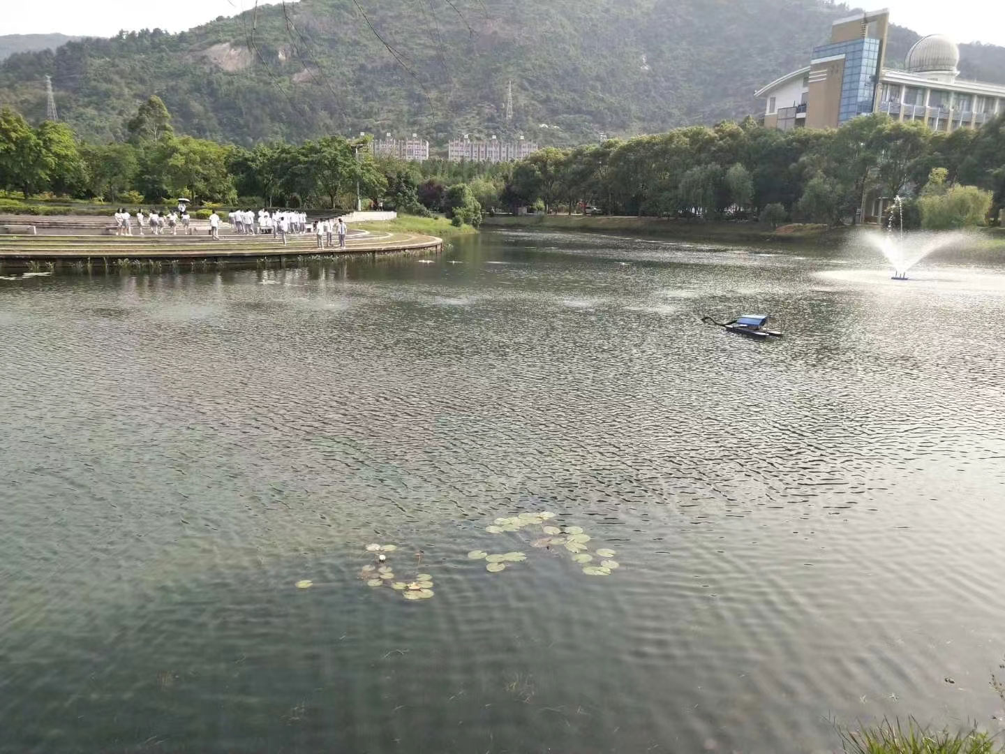 福建闽江学院河湖一体